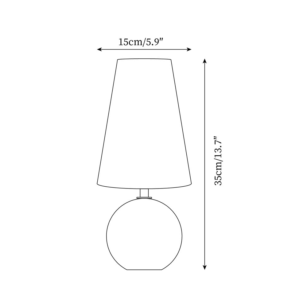 Lampe de table florale Arronvia