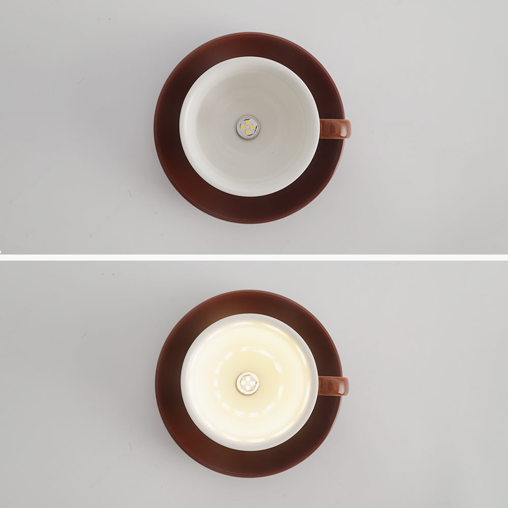 Plafonnier Olciela en forme de tasse à thé