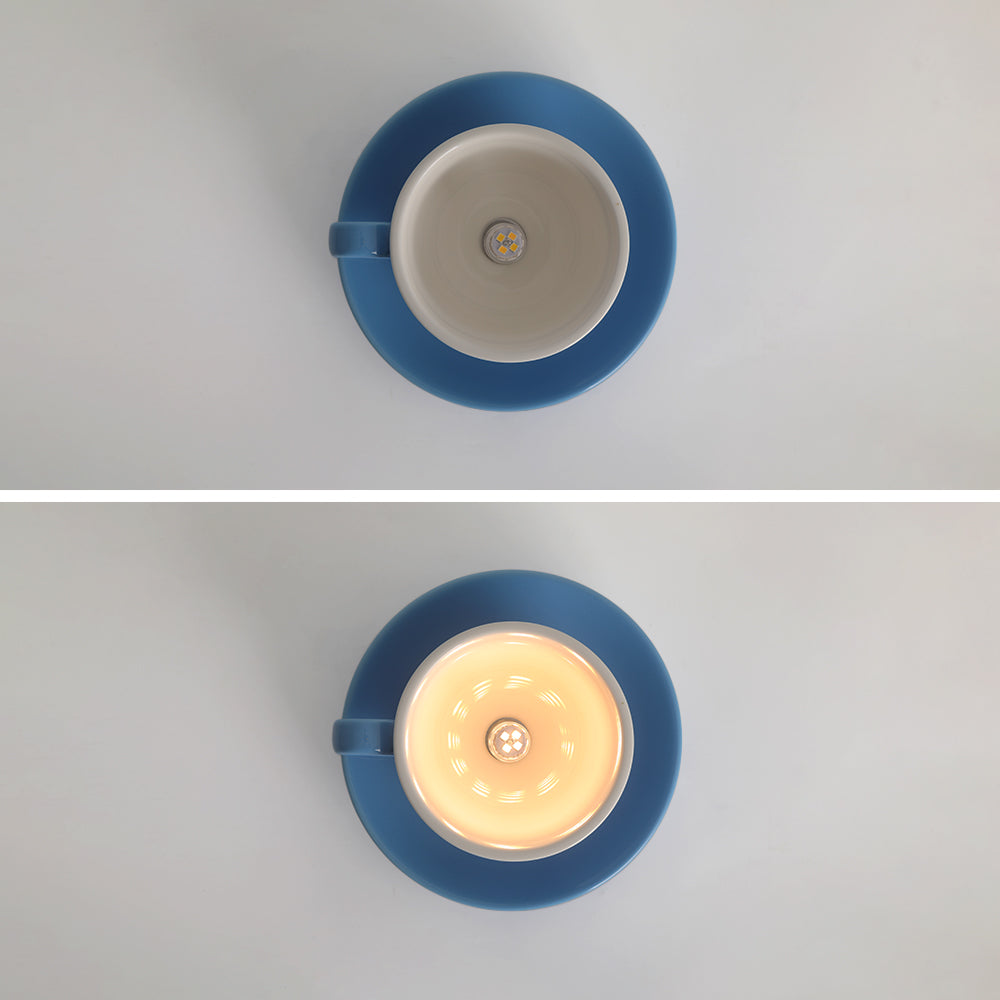 Plafonnier Olciela en forme de tasse à thé