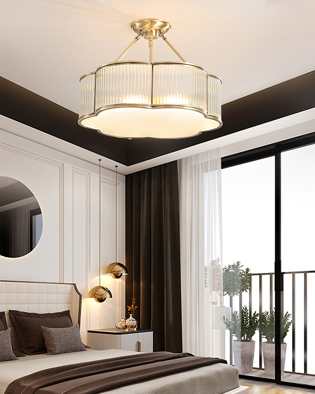 Lustre quadrilobe Melronoris