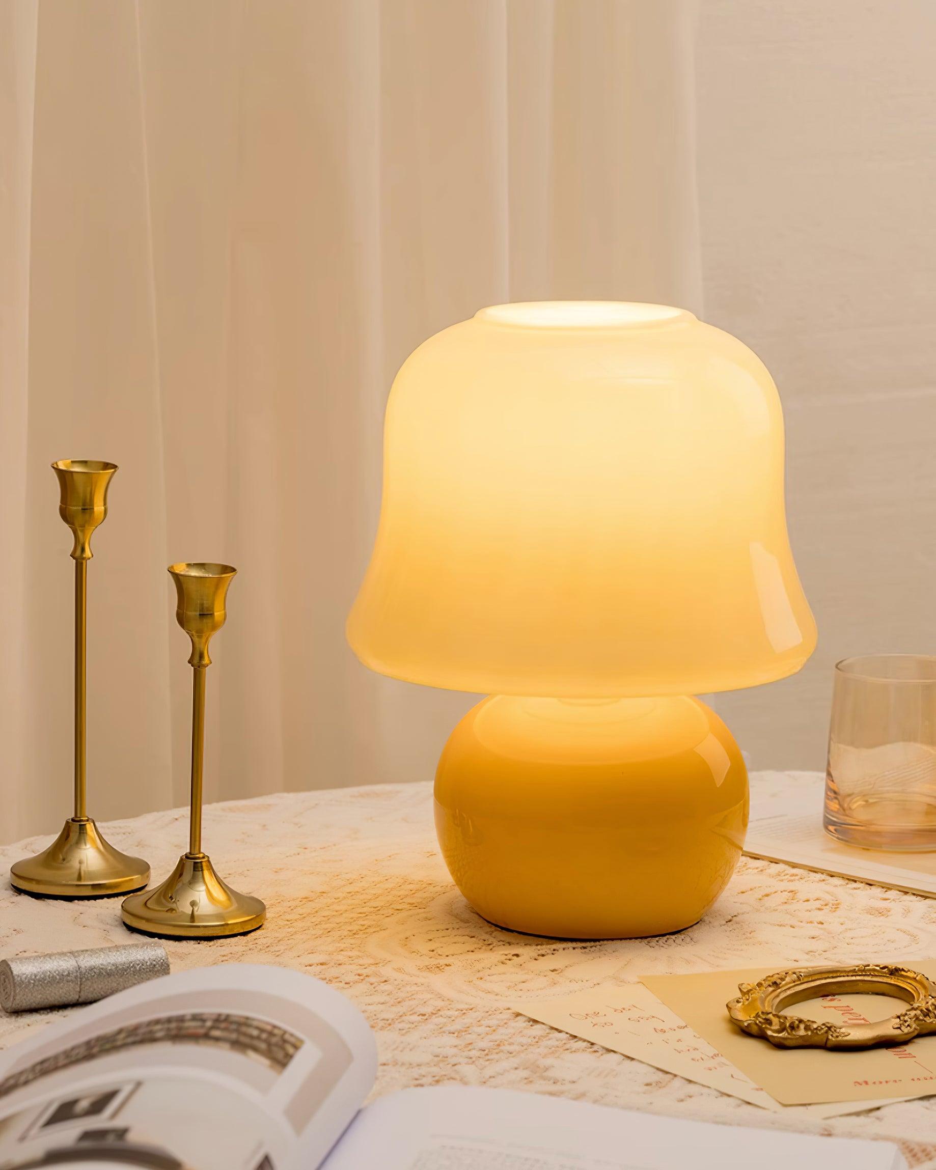 Lampe de table champignon Soraninor