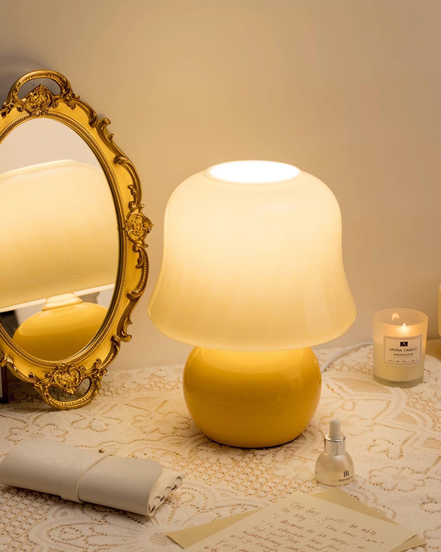 Lampe de table champignon Soraninor