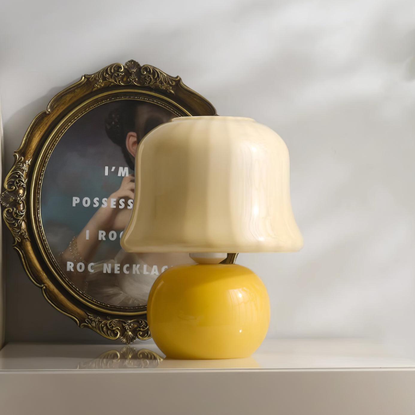 Lampe de table champignon Soraninor