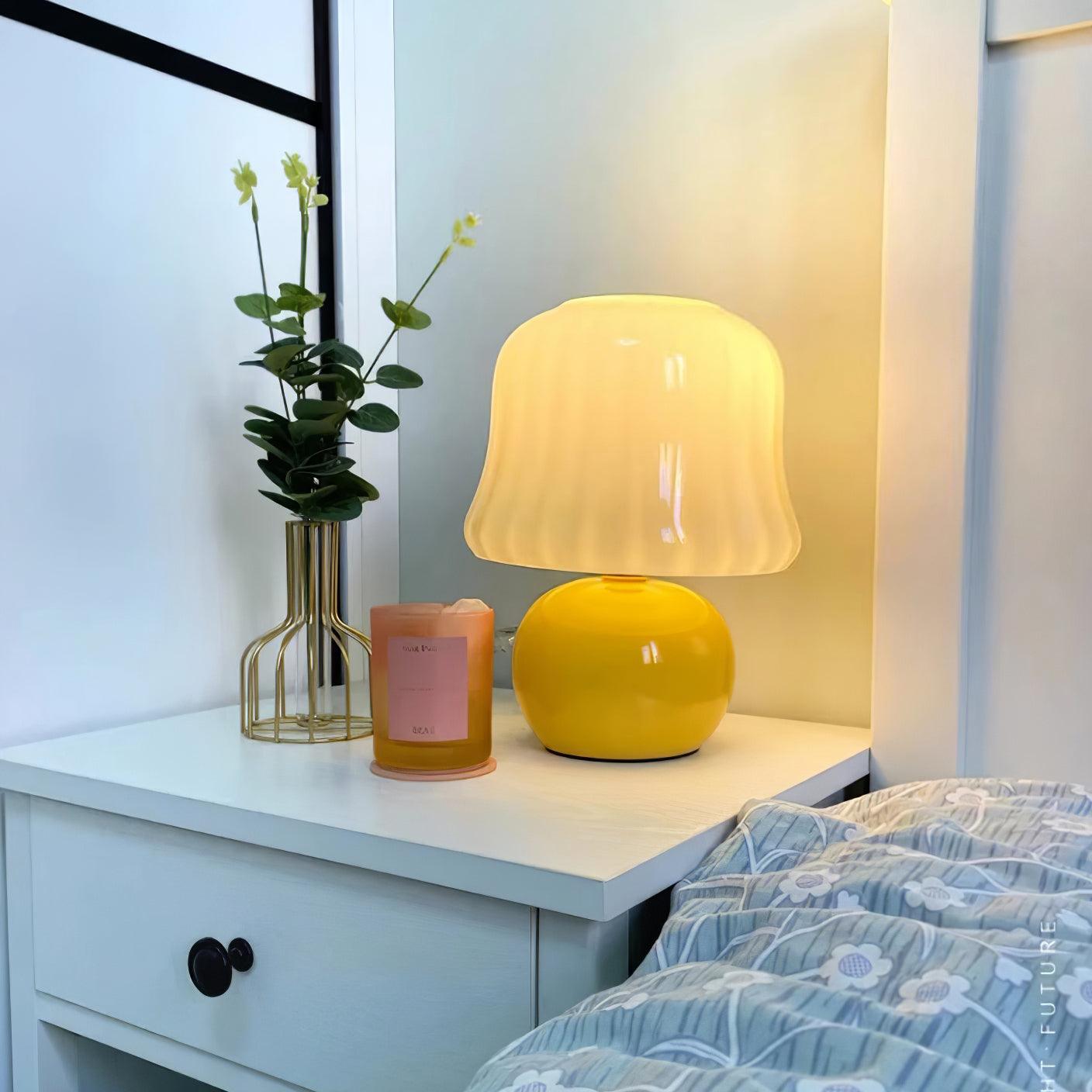 Lampe de table champignon Soraninor