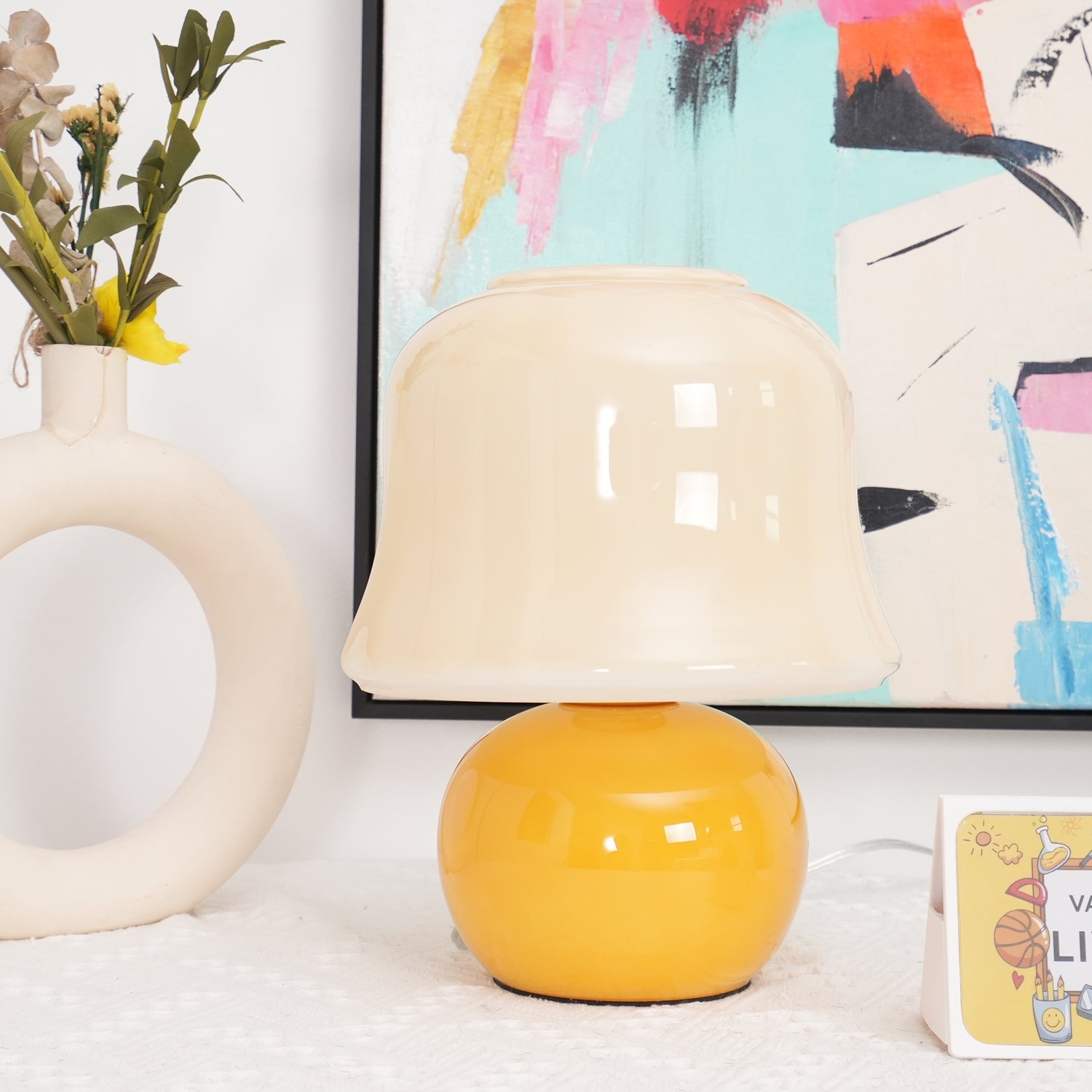Lampe de table champignon Soraninor