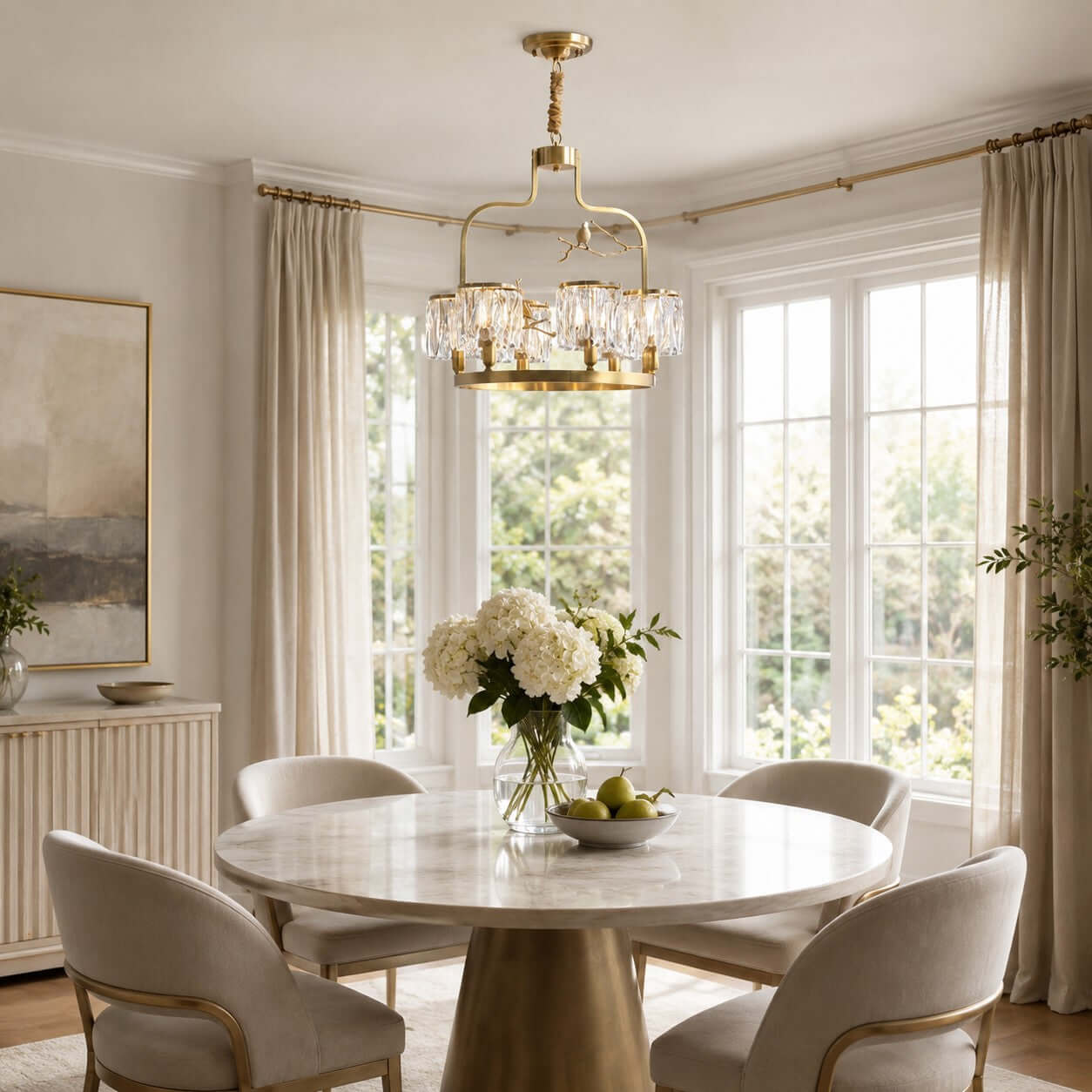Lustre oiseaux Quzovoux
