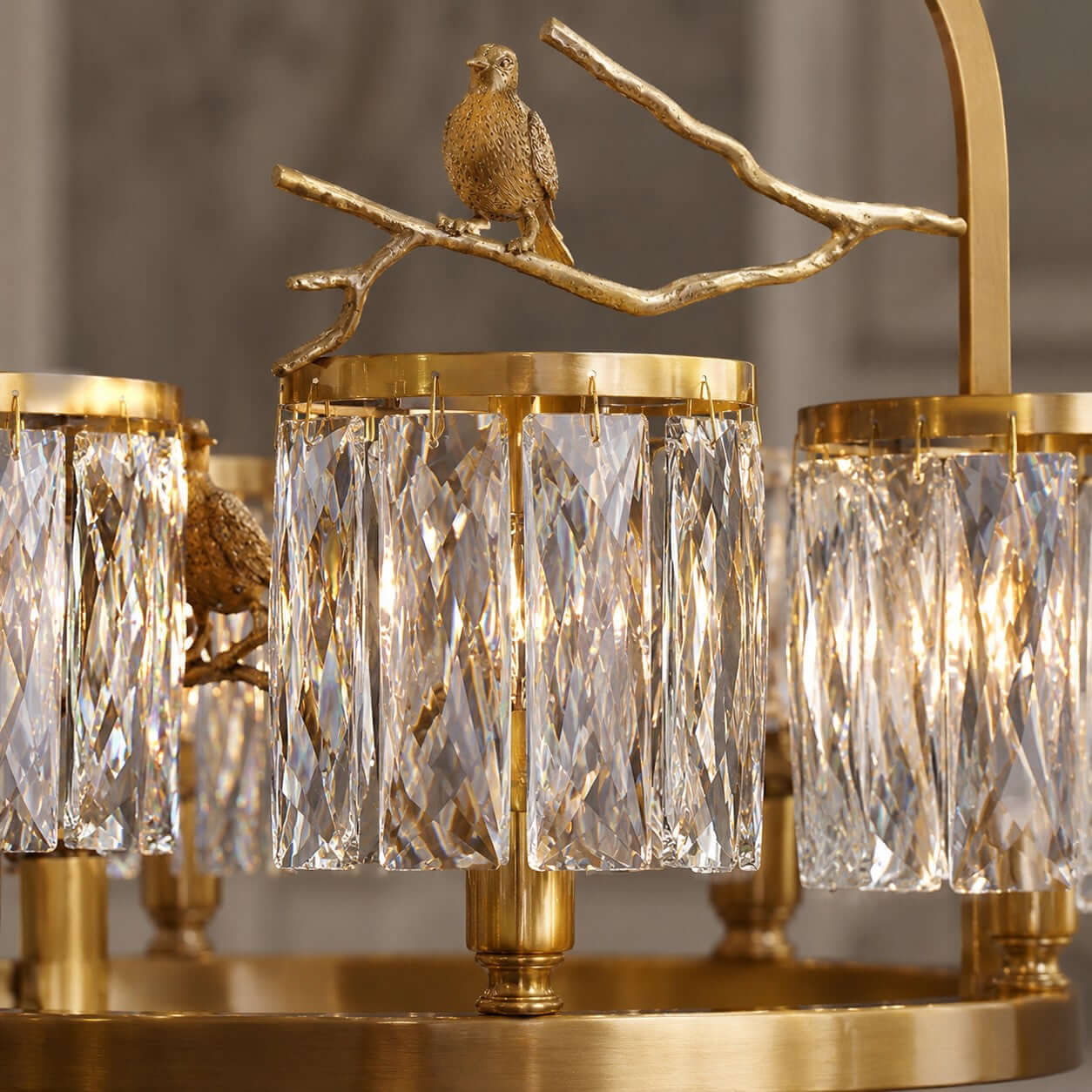 Lustre oiseaux Quzovoux