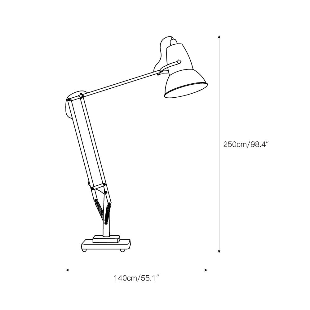 Lampadaire articulé Talunee