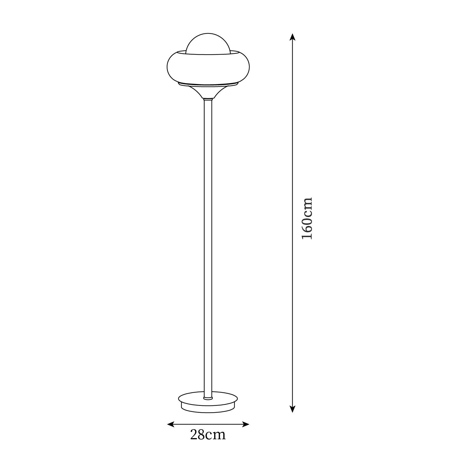 Lampadaire globe Perenelléa