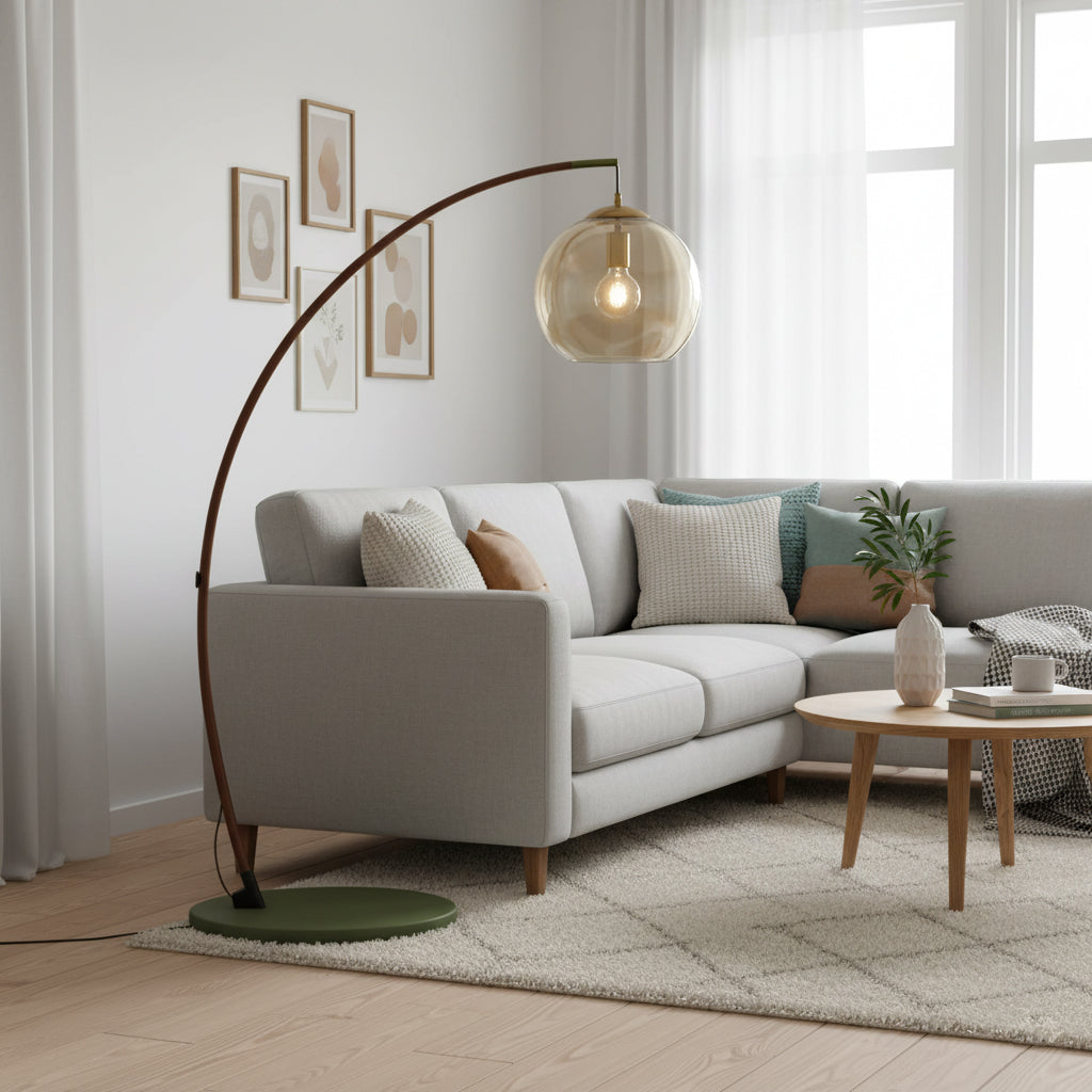 Lampadaire arc Coluenne