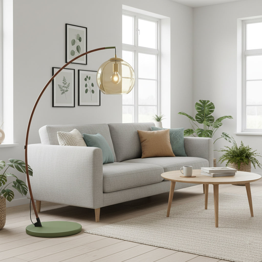Lampadaire arc Coluenne