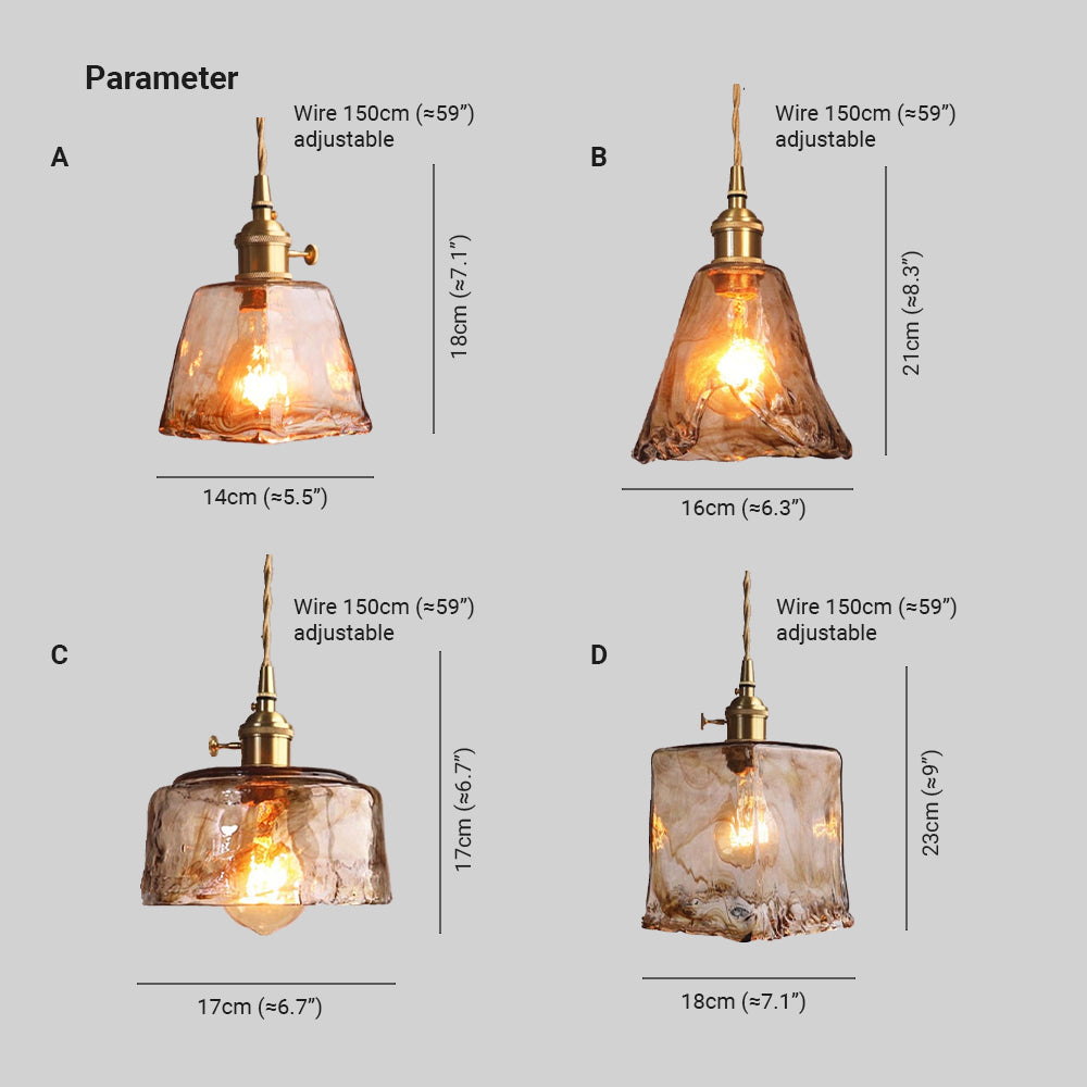 Suspension vintage Veuelle