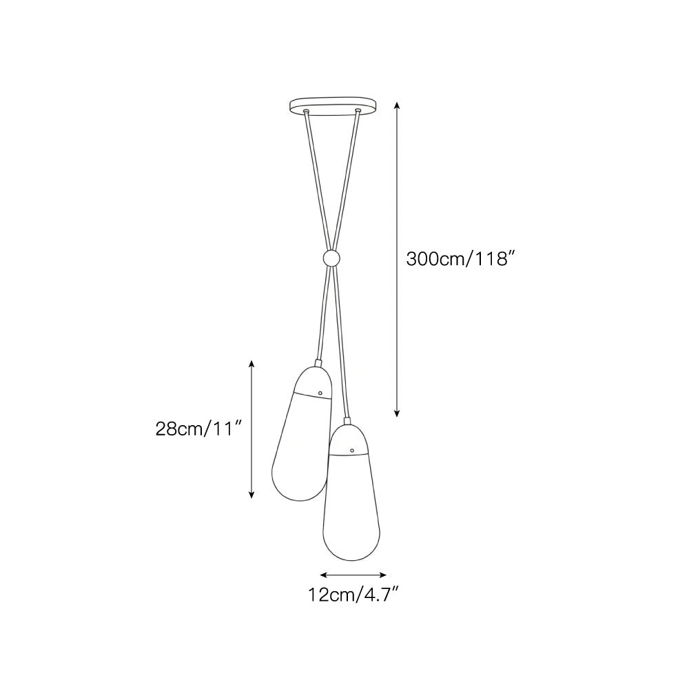 Suspension multiple Clamontaire