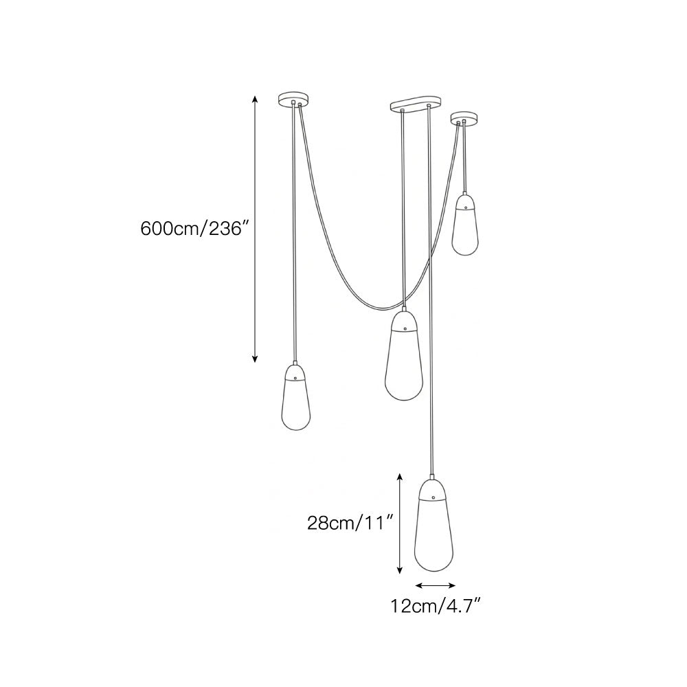 Suspension multiple Clamontaire