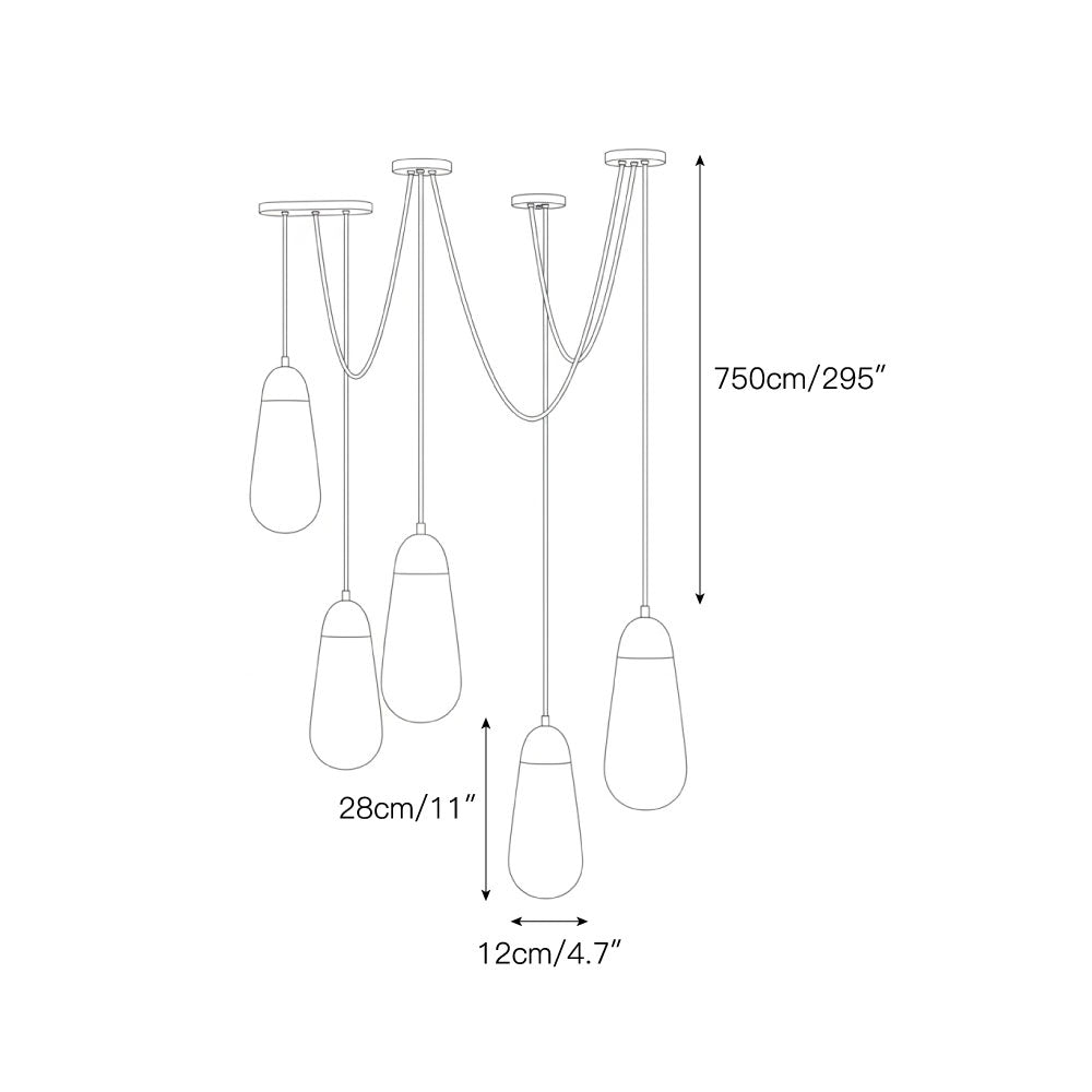 Suspension multiple Clamontaire