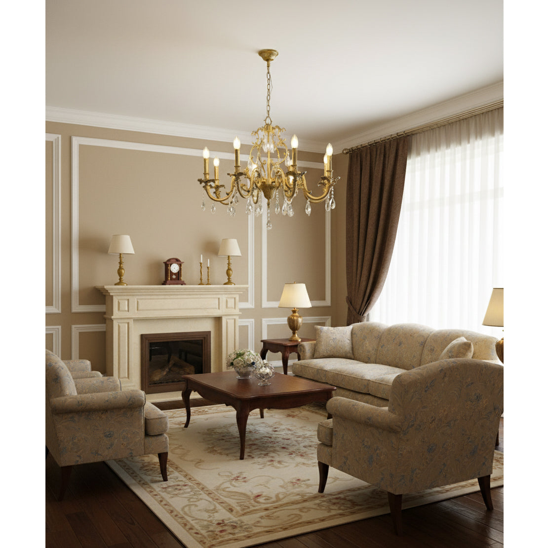 Lustre baroque Tevionévia