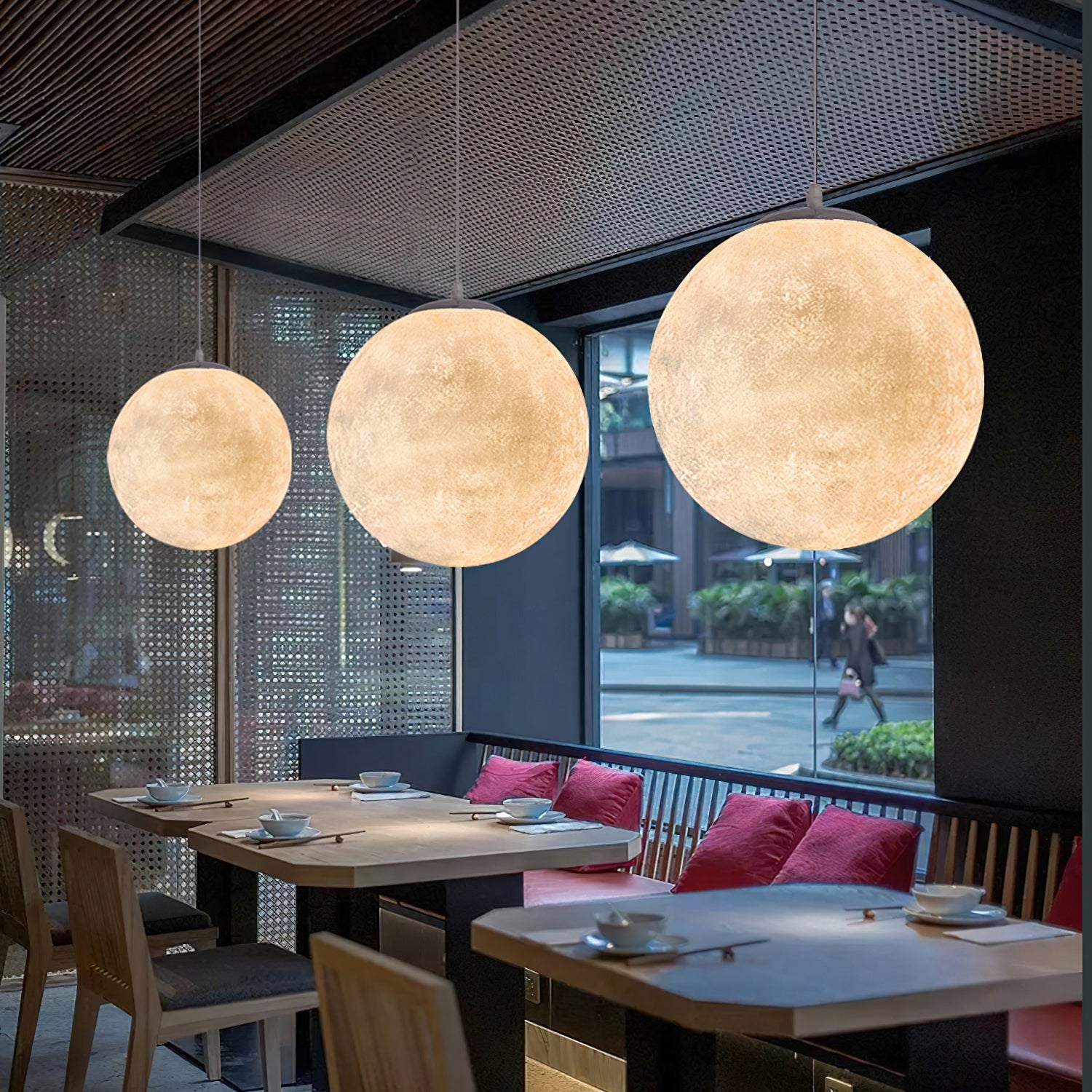 Suspension globe Mirronos
