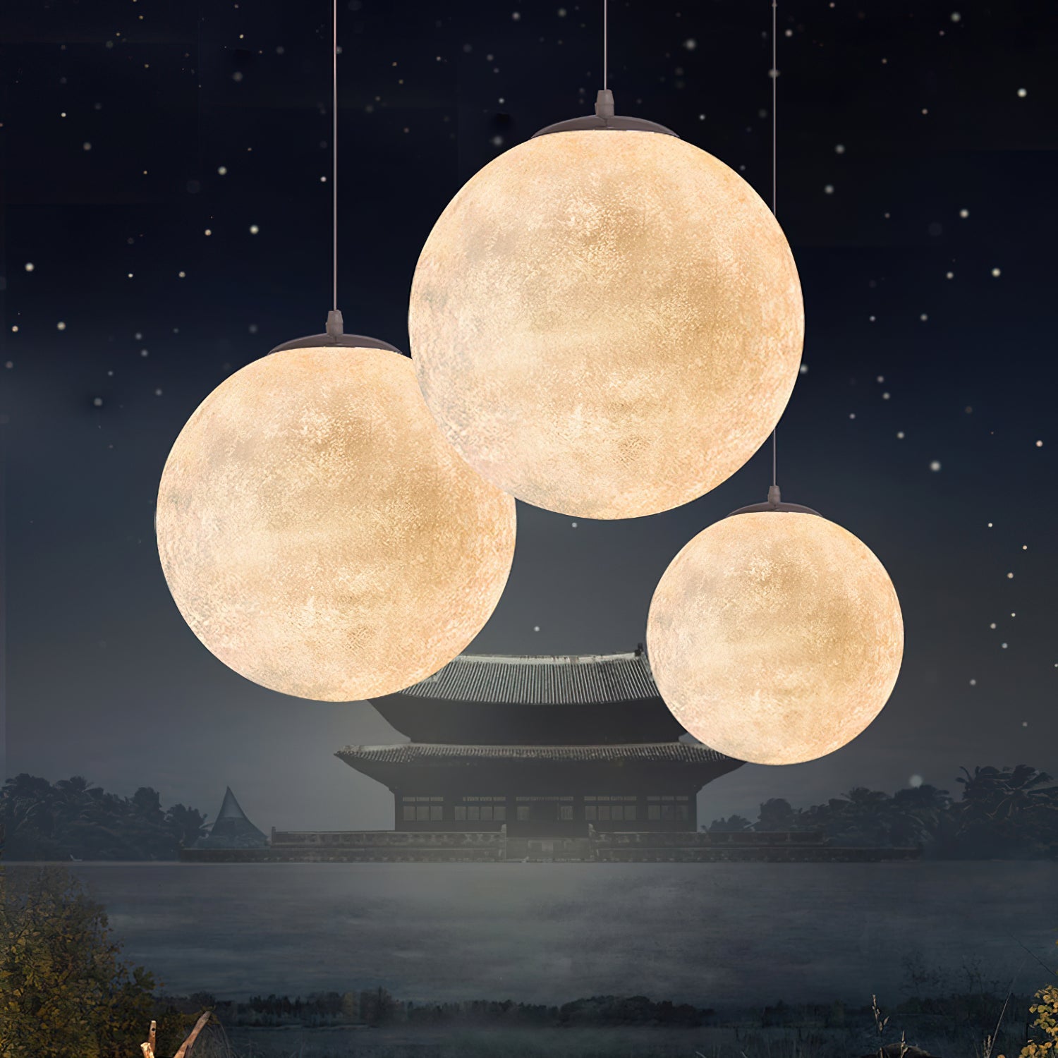 Suspension globe Mirronos