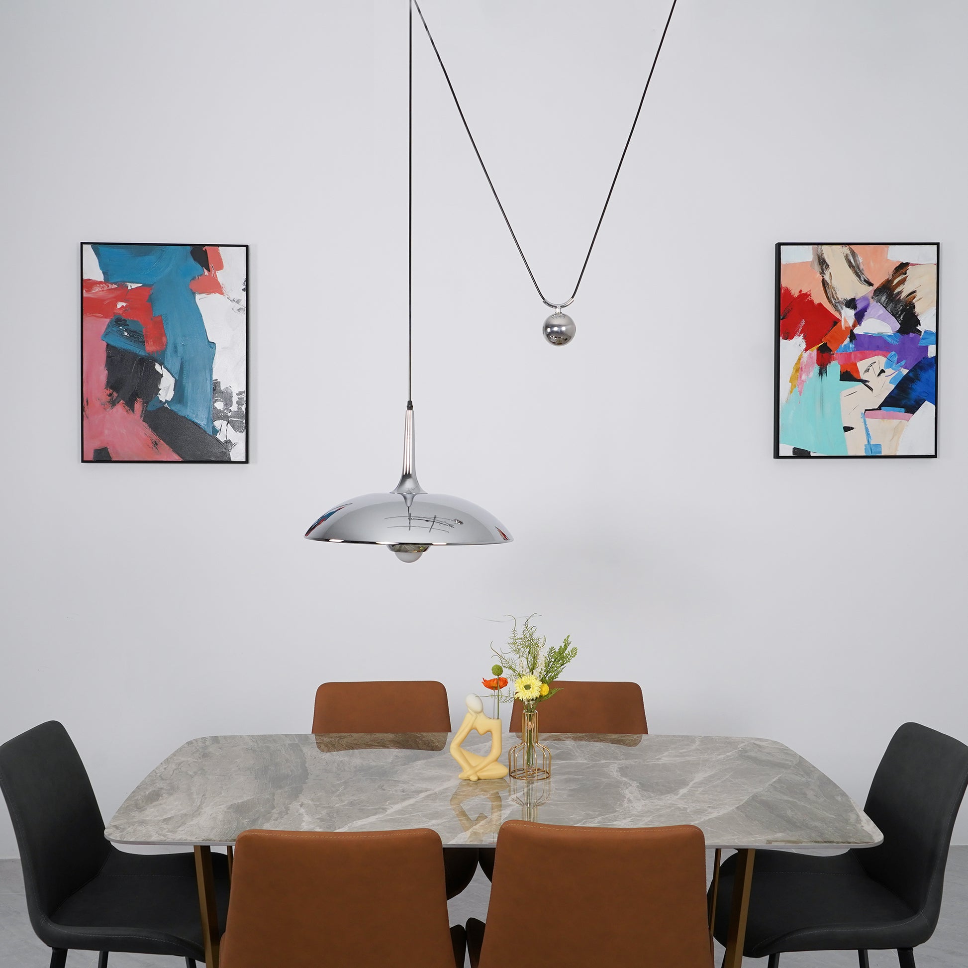 Suspension vintage Dumeleux