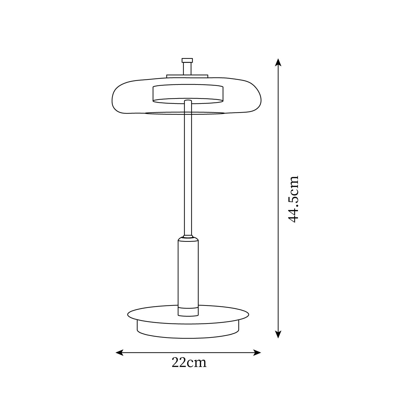 Lampe de table Mirlunealis