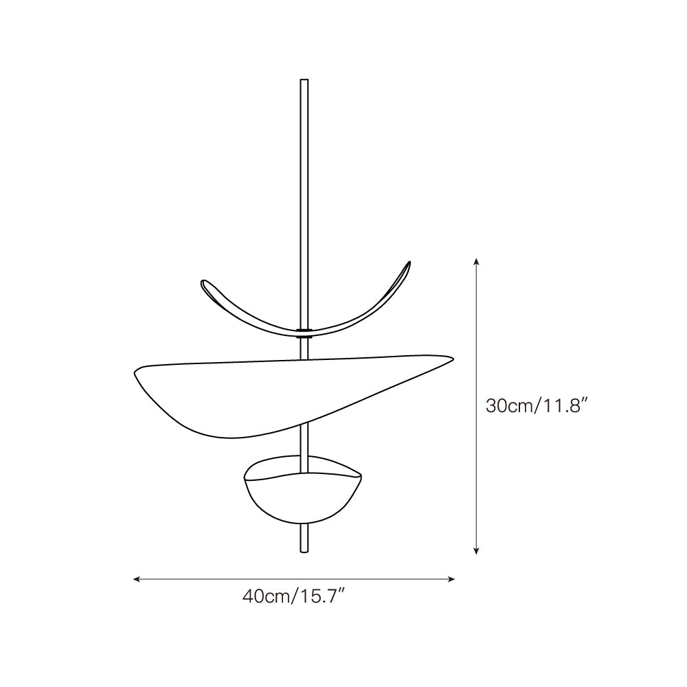 Suspension sculpturale Luelle