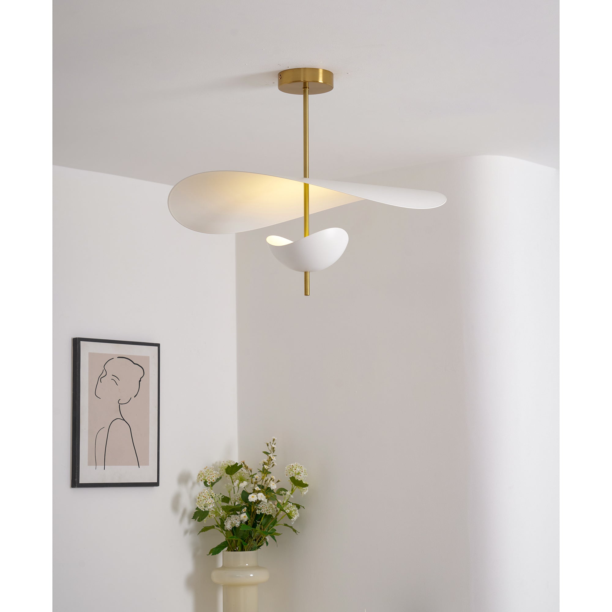 Suspension sculpturale Luelle