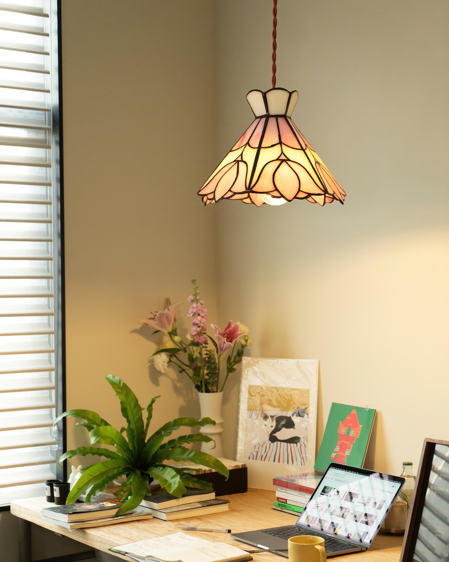 Suspension vintage Roseneno