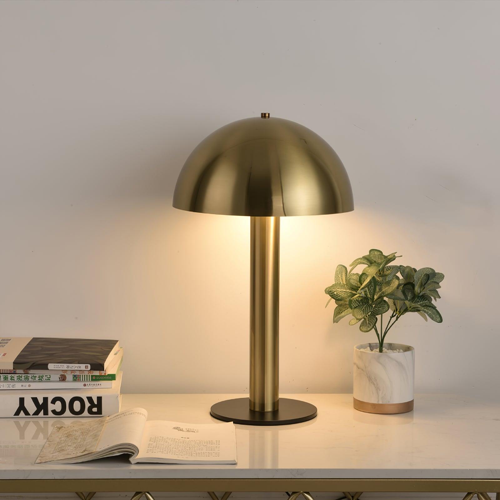 Lampe de table champignon Dovéaire