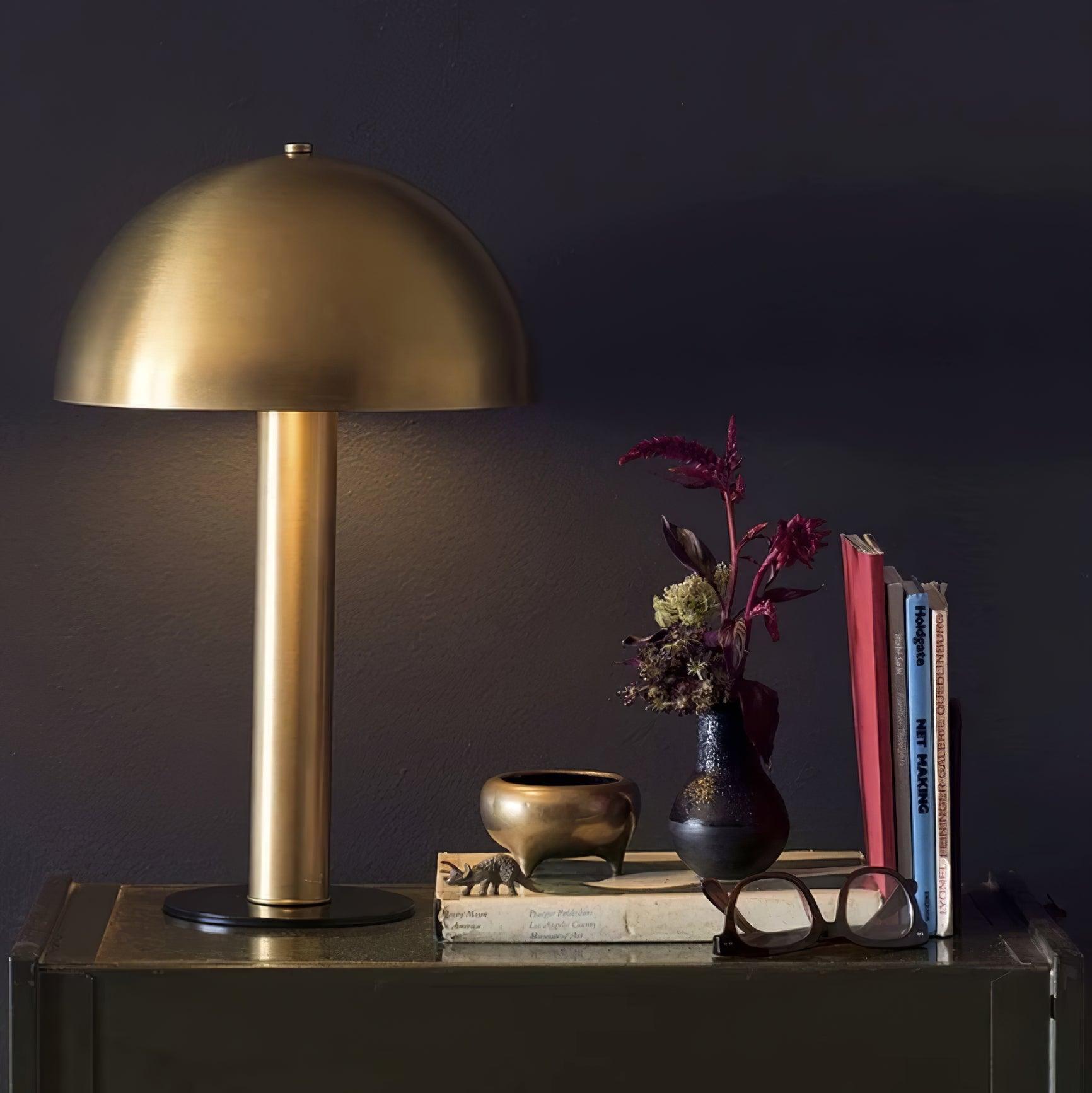 Lampe de table champignon Dovéaire
