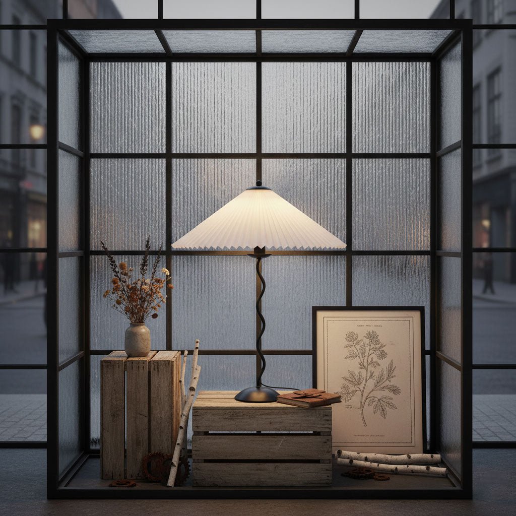 Lampe de table ondulée Toraris