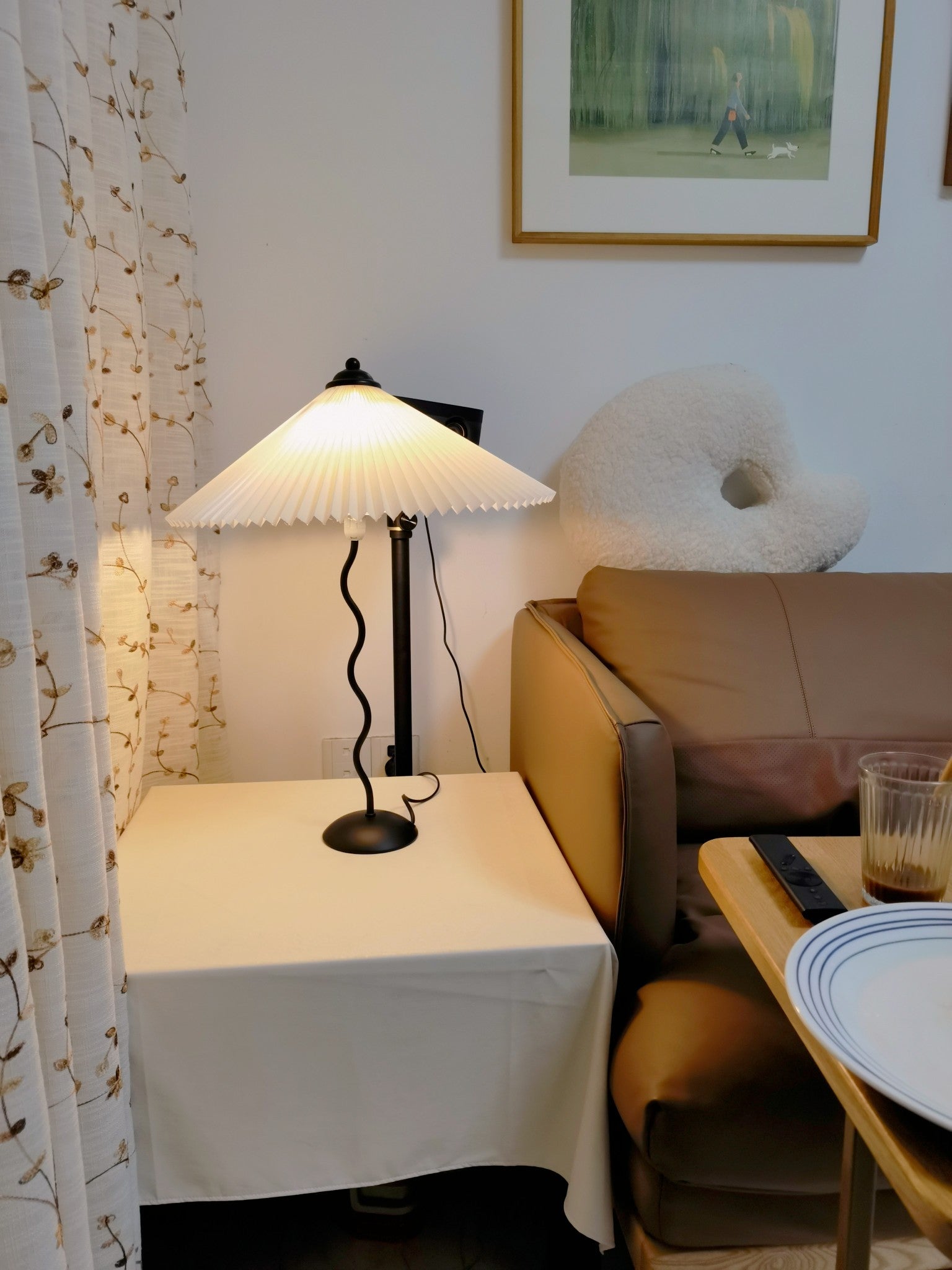 Lampe de table ondulée Toraris