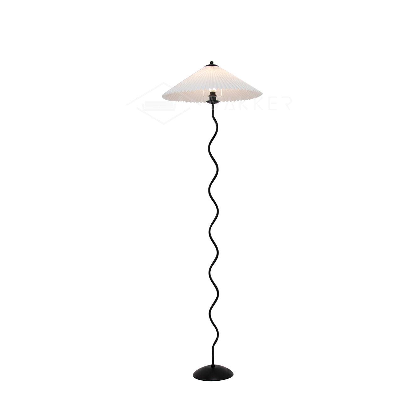 Lampadaire ondulé Semirélle