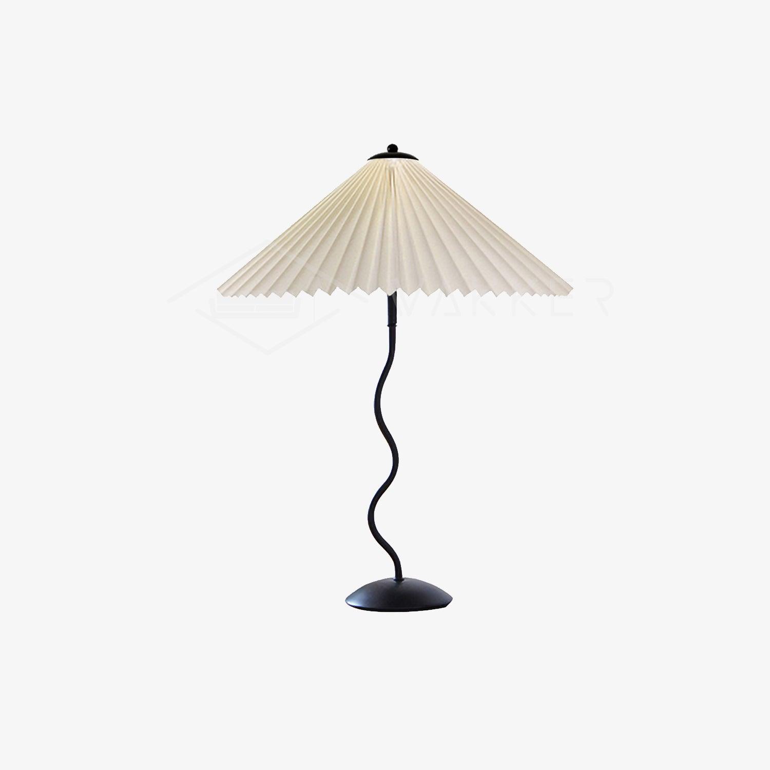 Lampe de table ondulée Toraris