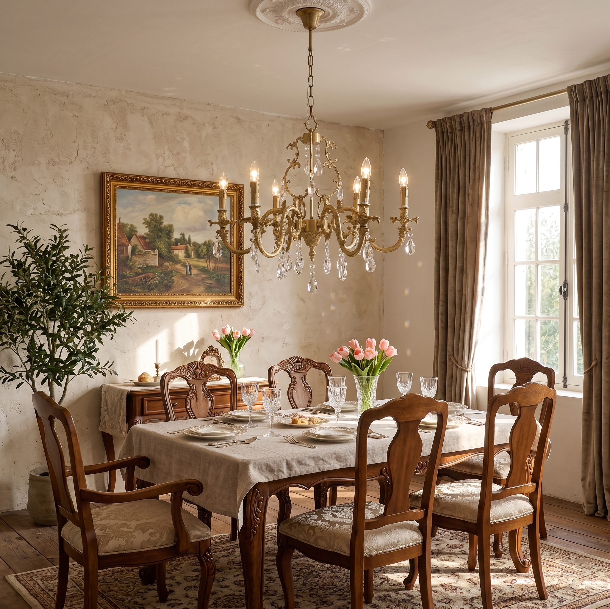 Lustre baroque Tevionévia