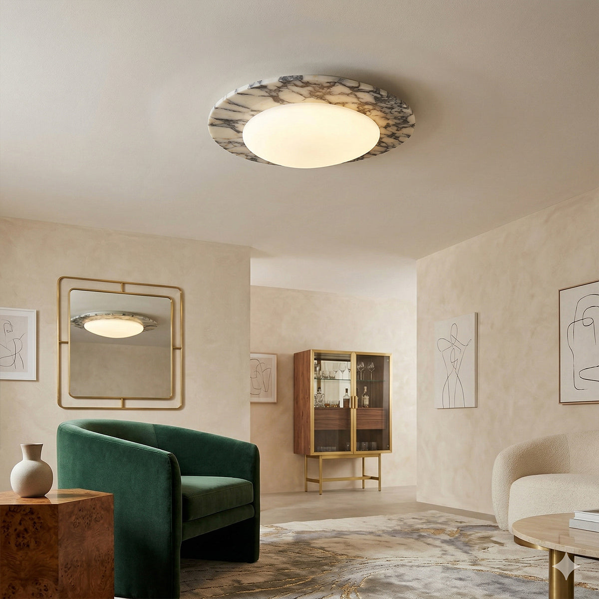 Plafonnier moderne Valuxina