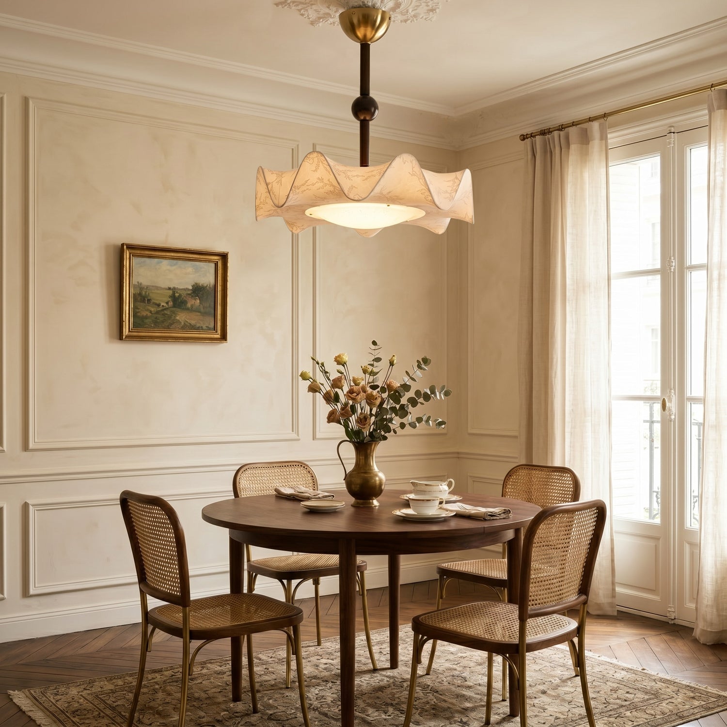 Plafonnier floral Ruioné