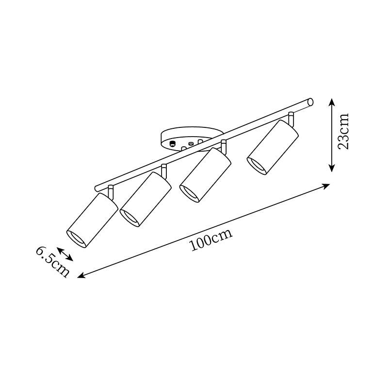 Plafonnier orientable Erbélor