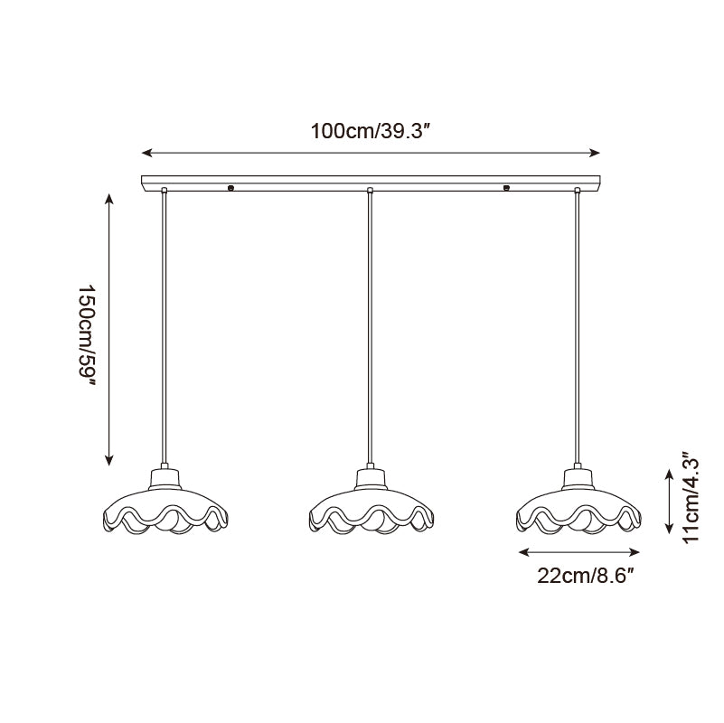 Suspension festonnée Jaonévia