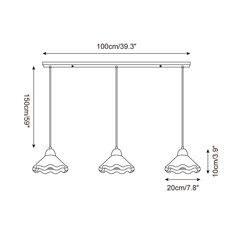 Suspension festonnée Jaonévia