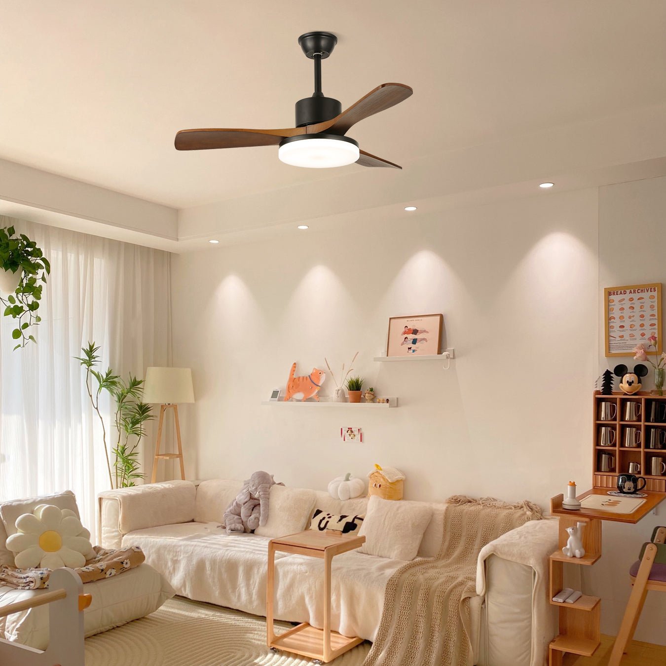 Ventilateur de plafond Yavigne