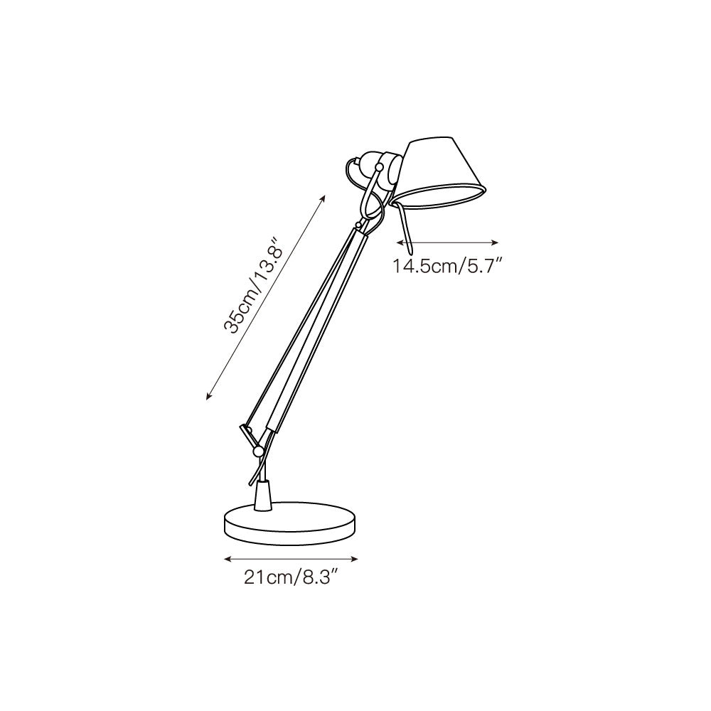 Lampe de table articulée Fibelisse