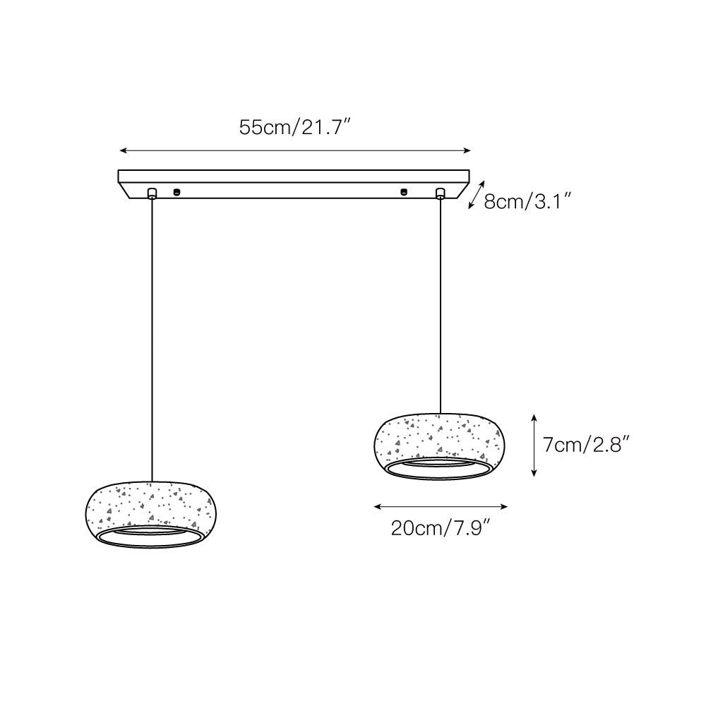 Suspension ronde Dorienora
