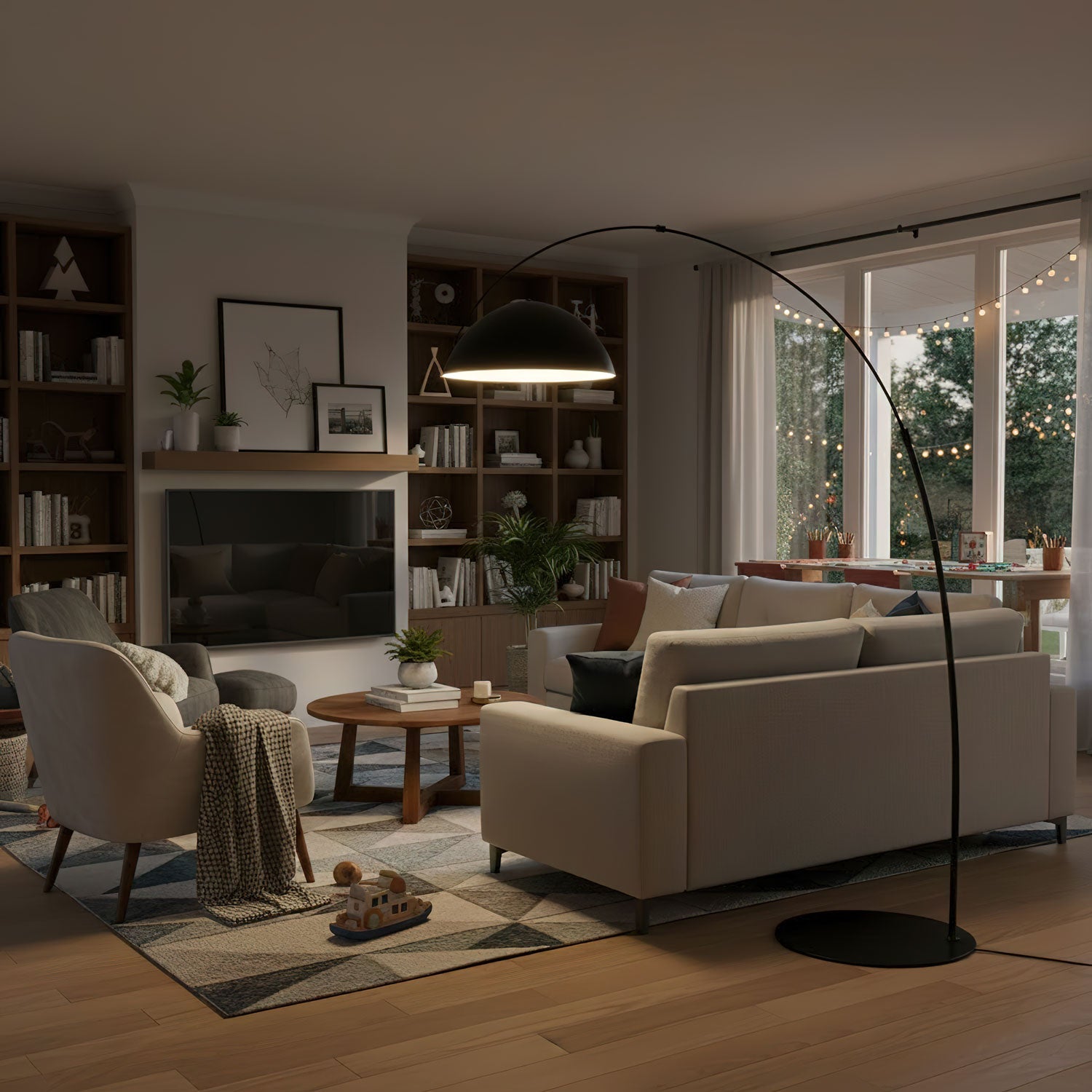 Lampadaire arc Cocielé