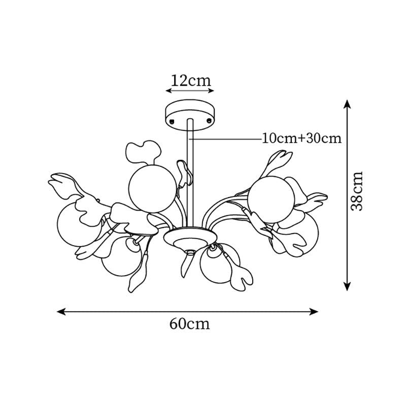 Lustre floral Koluxavo