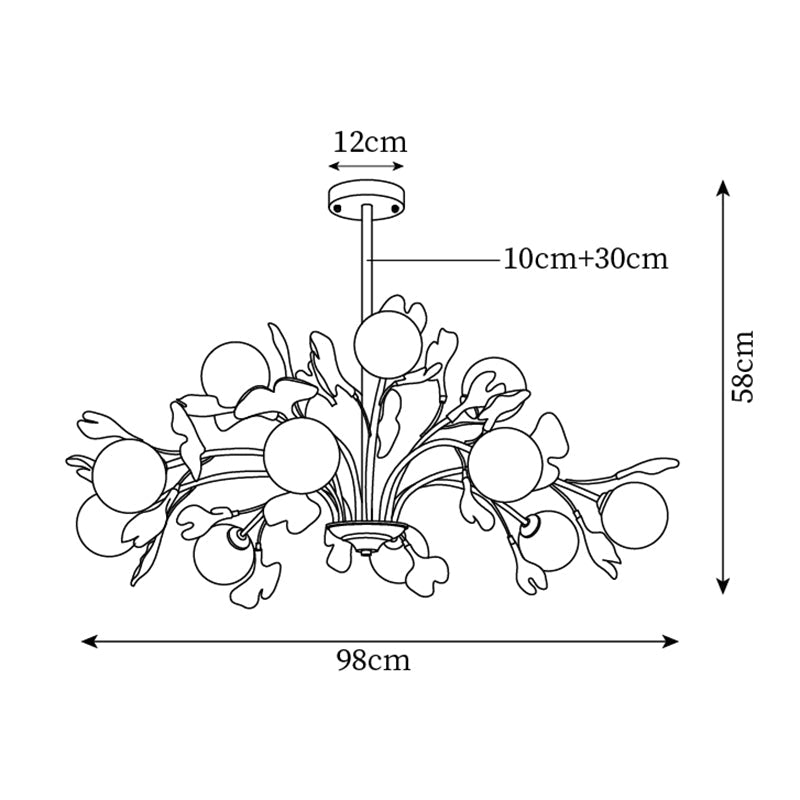 Lustre floral Koluxavo