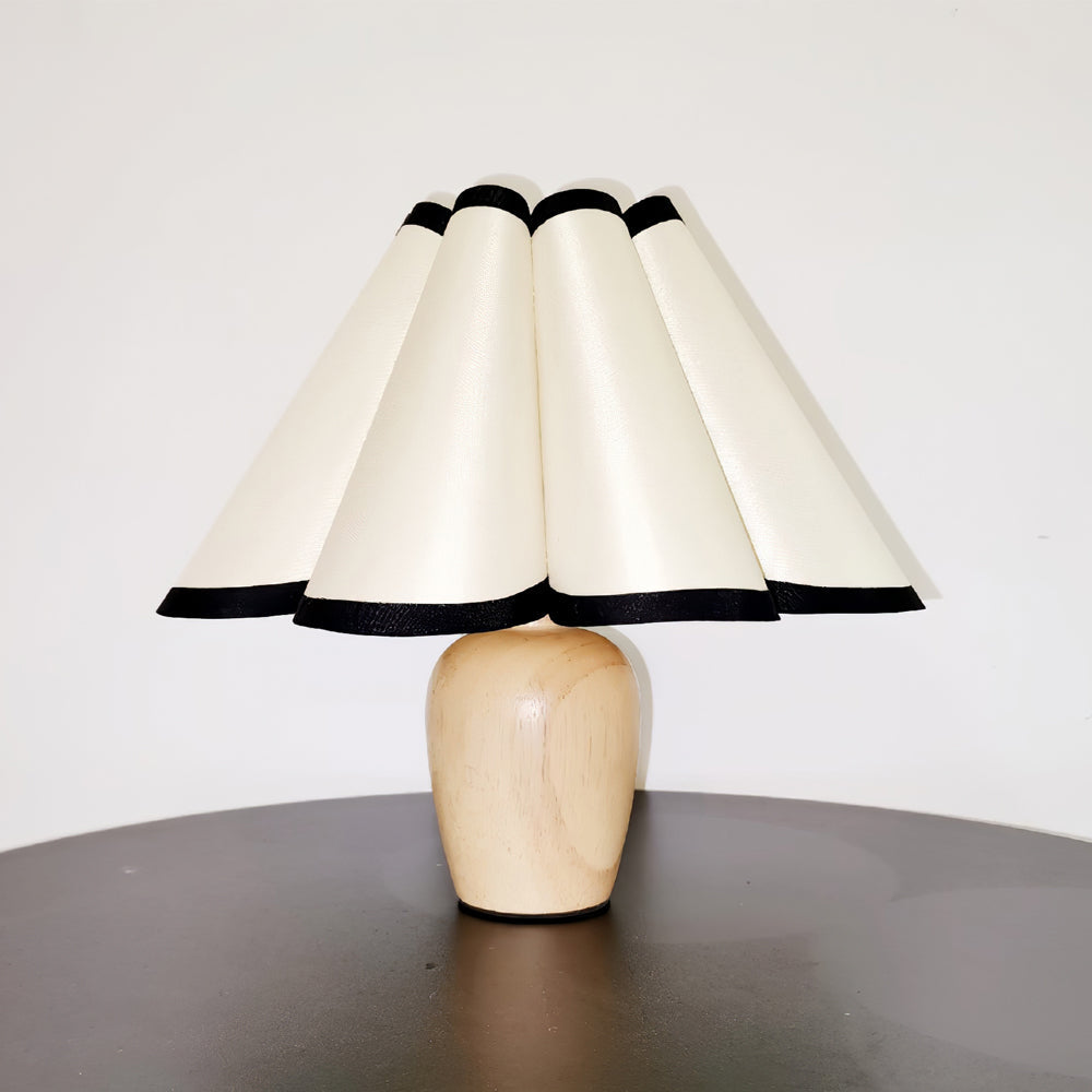 Lampe de table cannelée Almireco