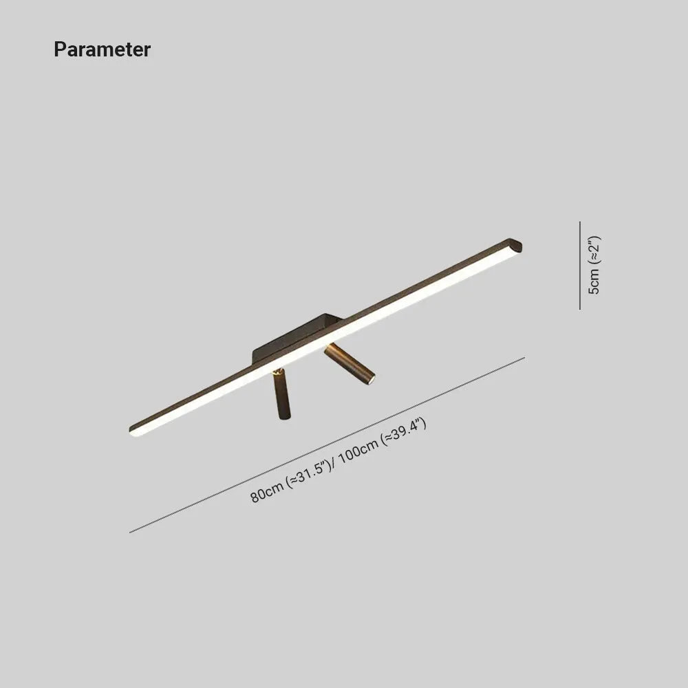 Plafonnier linéaire Olclovion