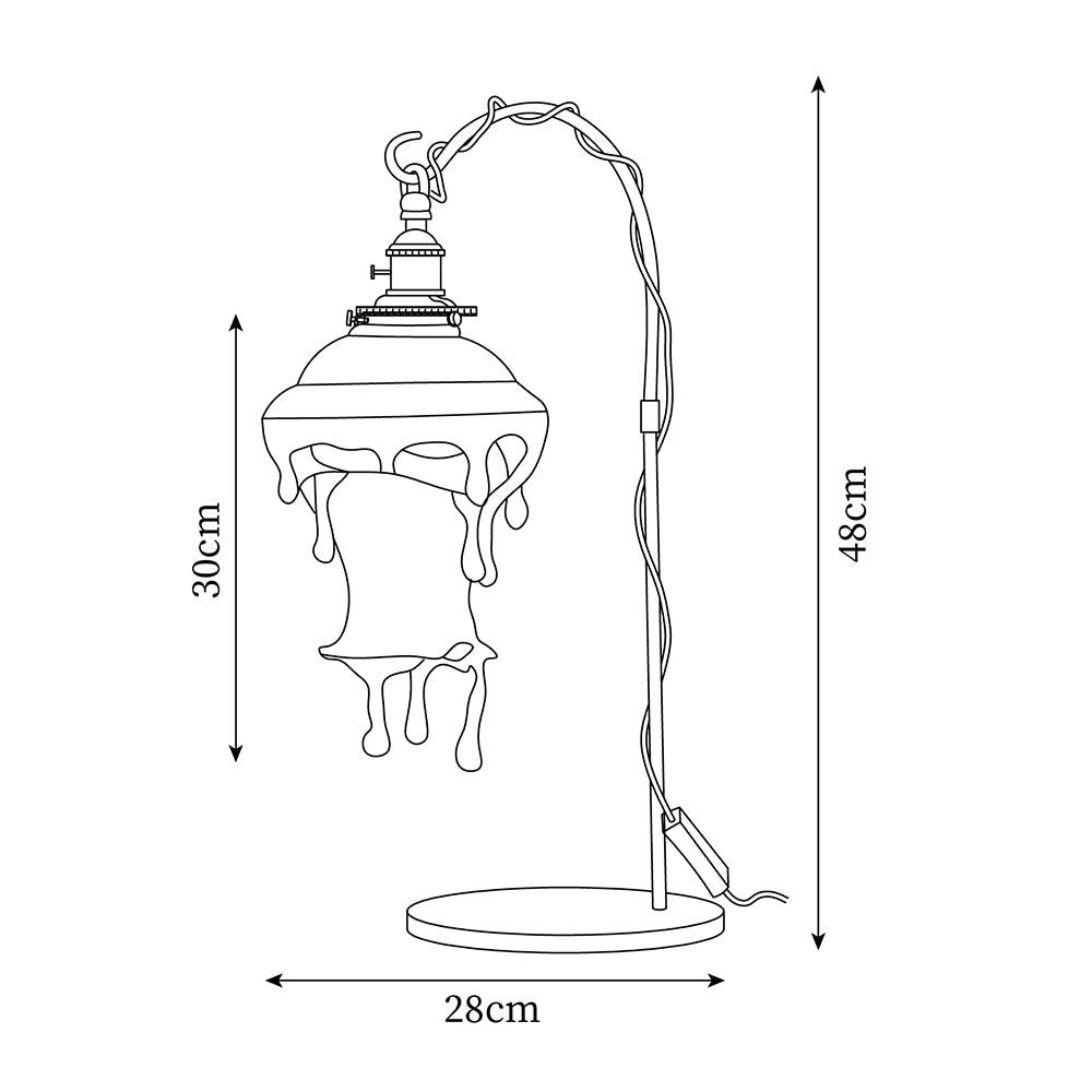 Lampe de table Solquineno