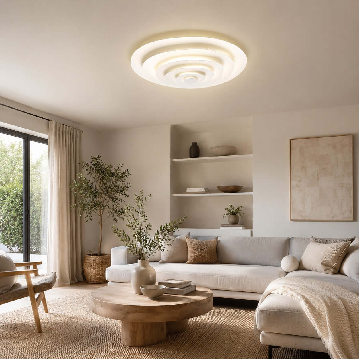 Plafonnier rond Yoavine