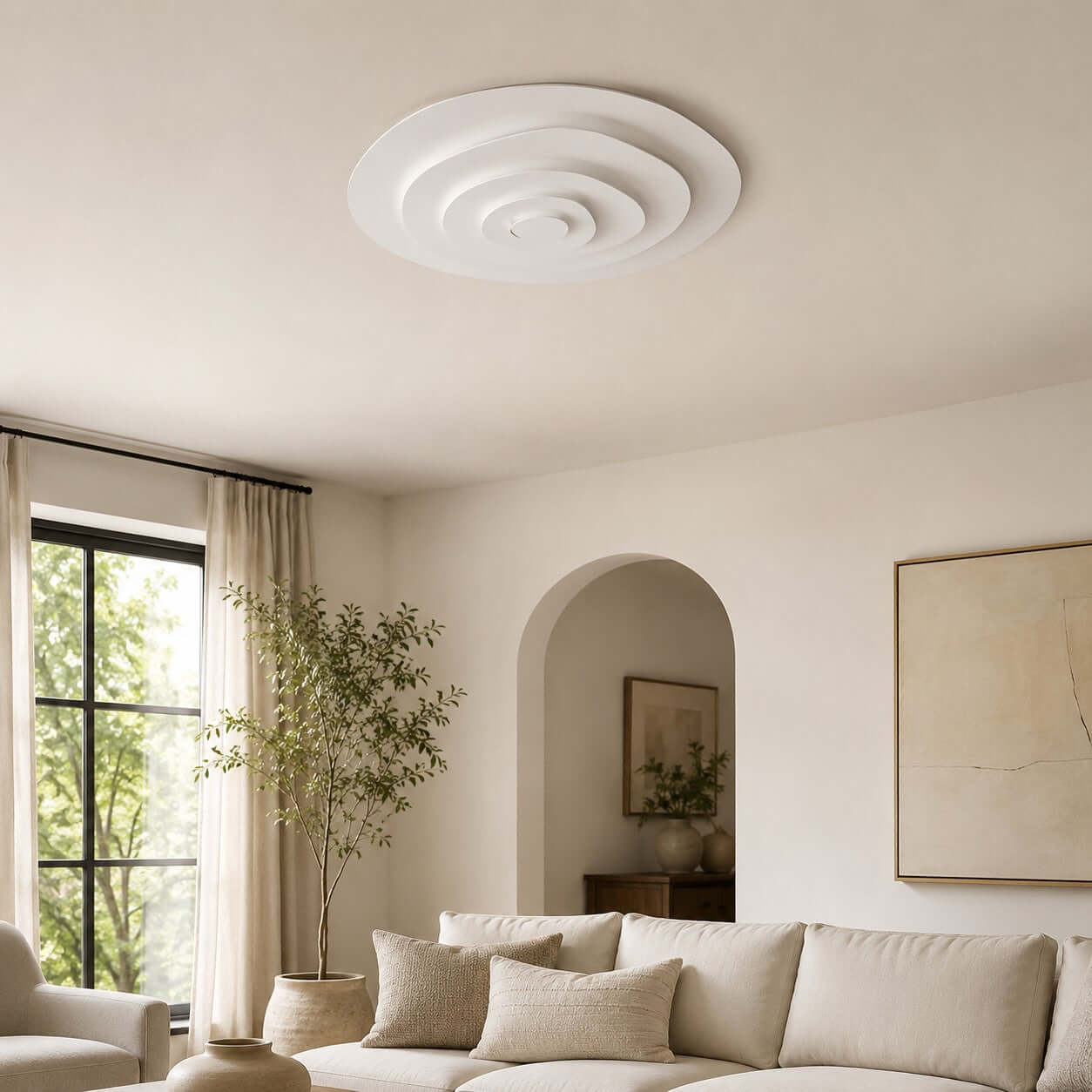 Plafonnier rond Yoavine